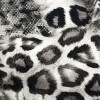 Umetno usnje Leopard, črna