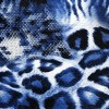 Umetno usnje Leopard, modra
