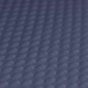 Pletivo krogi jeans modra