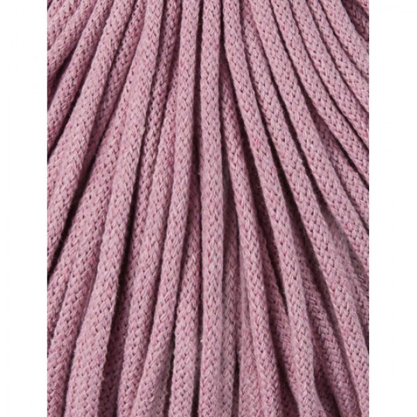 Bobbiny braided cord 100 m dusty pink