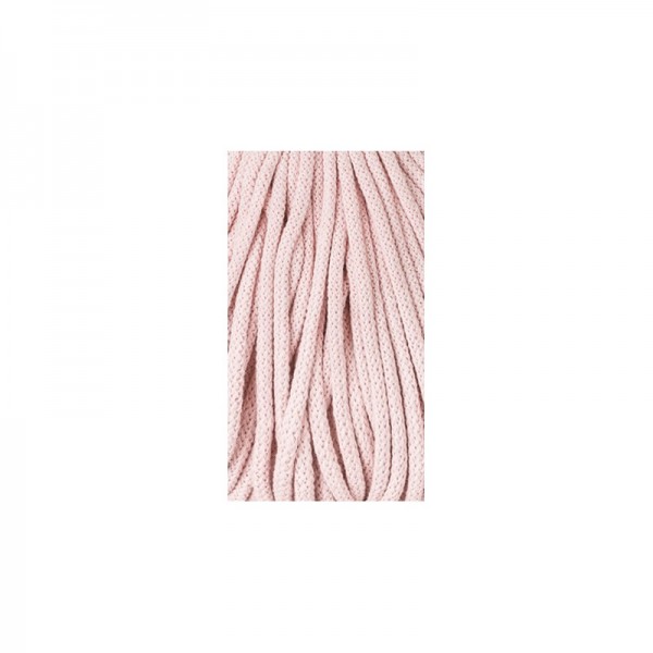 Bobbiny braided cord 100 m pastel pink